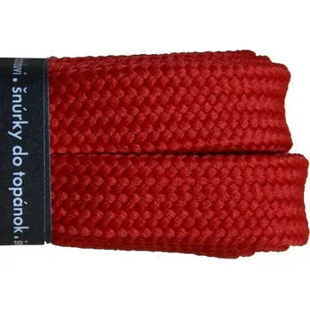 Tkaničky do bot SKATE tkaničky červené, délka 140 cm