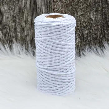 Příze Velká vlna Macrame 1,5mm Sněženka (Špagát na macrame Snežienka)