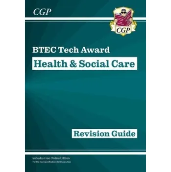 Anglický jazyk New BTEC Tech Award in Health & Social Care: Revision Guide - CGP Books