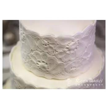 Přisada na vaření a pečení Silikonová forma na povrchy krajka - Karen Davies | Cukrářské potřeby