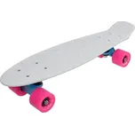 Penny board 22" SULOV® NEON SPEEDWAY bílo-růžový