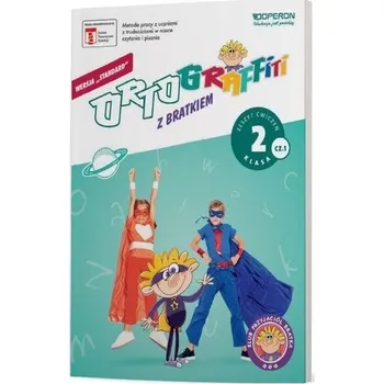 Předškolní výuka Ortograffiti z Bratkiem 2 zeszyt ćw. 1 OPERON - Izabela Mańkowska