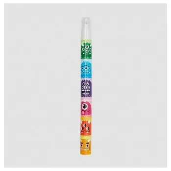 Set školních potřeb Zakreślacze przekładane 6 kolorów Potworki