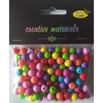 Set školních potřeb Koraliki okrągłe kolorowe 8mm ok 40g