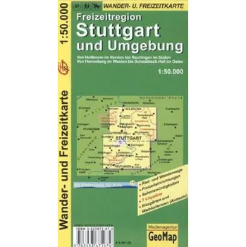 GeoMap Karte Freizeitregion Stuttgart und Umgebung