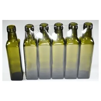 Láhev láhev 0,25l MARASCA- 5ks-oliva, šroubení SOUDEK,sklo
