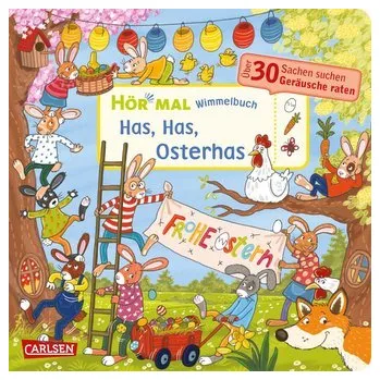 První čtění Hör mal (Soundbuch): Wimmelbuch: Has, Has, Osterhas - Jeremies, Christian