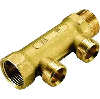 TIEMME rozdělovač s vývody 3/4" x 18 (EUROCONUS) G1", 2-cestný