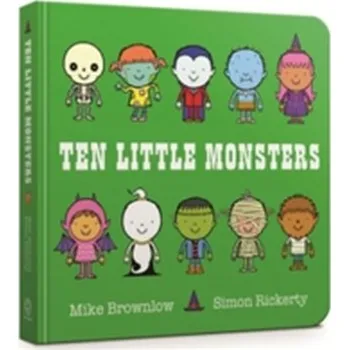 Ten Little Monsters Board Book - Mike Brownlow