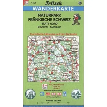 Fritsch Karte - Naturpark Fränkische Schweiz, Blatt Nord