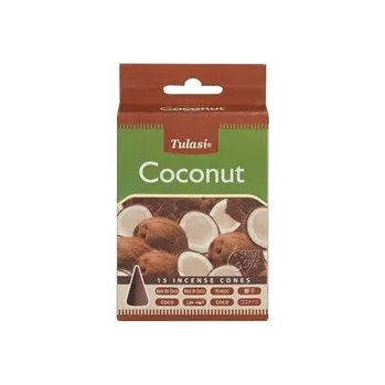 Vonná tyčinka Vonné jehlánky Tulasi Coconut 15 ks