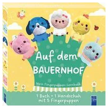 První čtění Mein Fingerpuppen-Lernbuch - Auf dem Bauernhof - Bunny, Luli
