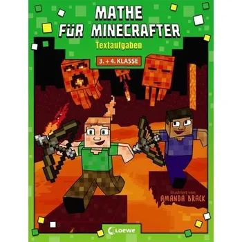 První čtění Mathe für Minecrafter - Textaufgaben 3. und 4. Klasse - Brack, Amanda