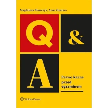 Prawo karne. Przed egzaminem - Błaszczyk Magdalena Zientara Anna