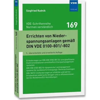 Errichten von Niederspannungsanlagen gemäß DIN VDE 0100-801/-802 - Rudnik, Siegfried
