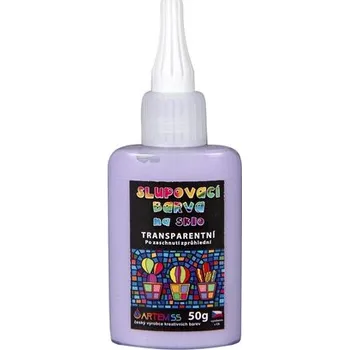 Výtvarná barva ARTEMISS Slupovací barva transparentní 50g, fialová