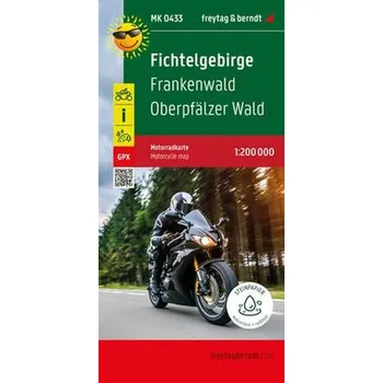 Fichtelgebirge, Motorradkarte 1:200.000, freytag & berndt - freytag & berndt
