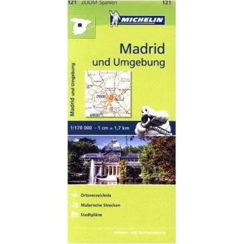 Michelin Karte Madrid und Umgebung. Madrid et ses environs