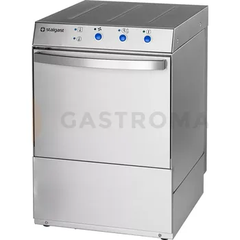 Myčka nádobí Gastronomická myčka, univerzální s dávkovačem čistícího prostředku a čerpadlem pro oplachování, koš 50x50 cm | STALGAST, 801516