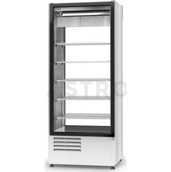 Lednice Chladící skříň oboustranně prosklenná s křídlovými dveřmi, zámek dveří ze strany zákazníka, dolní agregát, ventilátor, 4 kl., nerezové opláštění a vnitřek, 825x720x2000 mm | RAPA, SCh - 2S 825