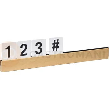 Informační tabulka Dřevěné kolejnice na písmena | CONTACTO, 7636/100
