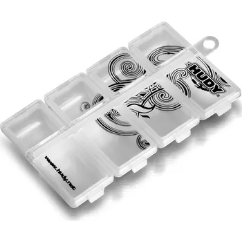 RC model auta HUDY Tiny One-Piece Hardware Box - 8-Compartments