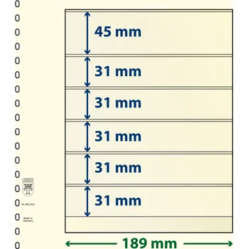 Obal pro sběratelský předmět Lindner 802602 - 6 kapes (31 mm) Velikost balení: 1 ks