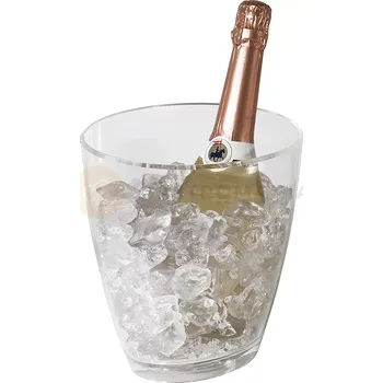 Nádoba na moč Akrylové vědro na šampaňské 220x160x235 mm, oválné | CONTACTO, 6767/220