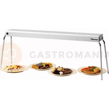 Nástavec na skříň Tepelný most s infračerveným zářením IHR1100, 1370 mm | BARTSCHER, 114004