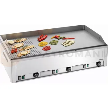 Grilovací deska elektrická 1/3 vroubkovaná, 2/3 hladká, 980x535x290 mm | BARTSCHER, GDP 980E-GR