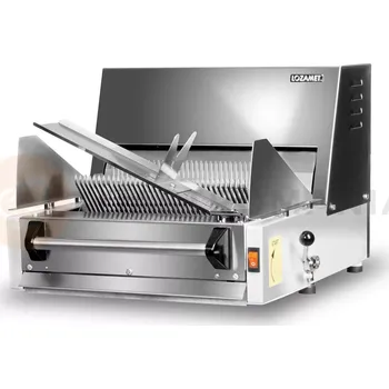 Kráječ zeleniny Stolní kráječ na pečivo, rozteč nožů 13 mm, 150 bochníků/h, 400 V | LOZAMET, MKP.13.7