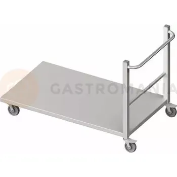 Kuchyňská linka Vozík nerezový plošinový 800x600x950 mm | STALGAST, 981996080