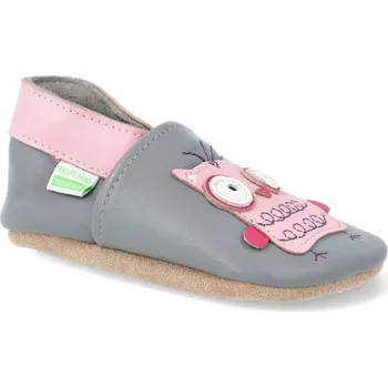 Barefoot capáčky Hopi Hop - Sovinka šedé Velikost: XL