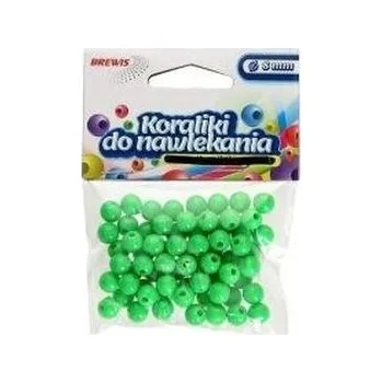 Set školních potřeb Koraliki do nawlekania zielone + sznurek 8mm 16