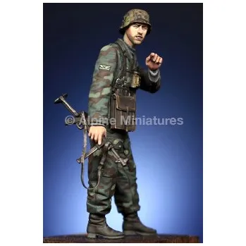 Plastikový model Alpine Miniatures 1/35 WSS Grenadier Officer "HJ"