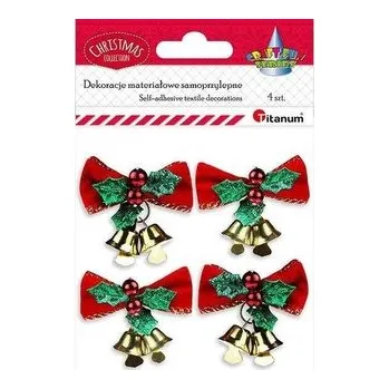 Set školních potřeb Kokardy welurowe 3D samoprzylepne 4szt