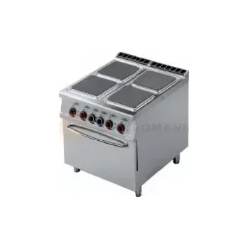 Sporák Sporák elektrický s 4 plotýnkama a el. troubou GN 2/1 22,7 kW | RM GASTRO, CFQ4 98 ET