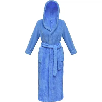 Dámský župan DKaren Diana dlouhý nebesky modrý