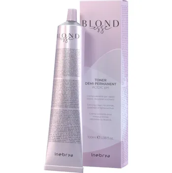 Barva na vlasy Inebrya Blondesse Toner Demi Permanent barva DT02 100ml