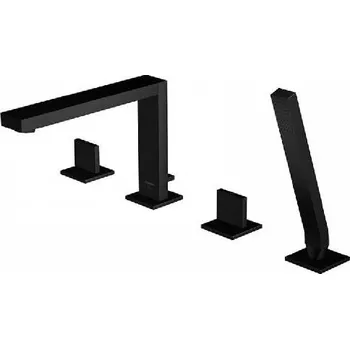 Vodovodní baterie Steinberg 160 - Baterie na okraj vany, 4-otvorová instalace, matná černá 160 2402 S