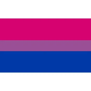 Vlajka Vlajka bisexuální hrdosti vlajka - 60 x 90 cm - tunel, karabina