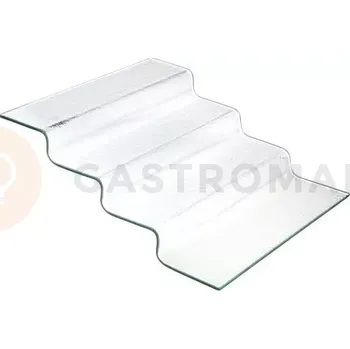 Servírovací stolek Bufetové 4-stupňové schody, průhledné | FINE DINE, 429754