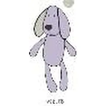 plyšák Piesek Tulimy fioletowy 28cm