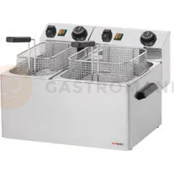 Stolní pila Fritéza elektrická dvoukomorová 8 + 5 l | REDFOX, FR-74