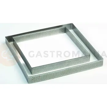 Výroba svíčky Cukrářská perforovaná forma na dorty - čtvercová - 15x15x2 cm | PAVONI, XF151520