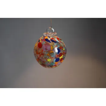 Závěsná koule z hutního skla 6 cm