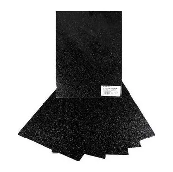 Set školních potřeb Karton brokatowy czarny 250g 25x35cm 5 arkuszy