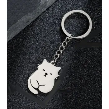 Přívěsek na klíče s kočkou