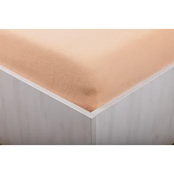 Prostěradlo Prostěradlo froté s PUR zátěrem - nepropustné - lososové 90x200 cm