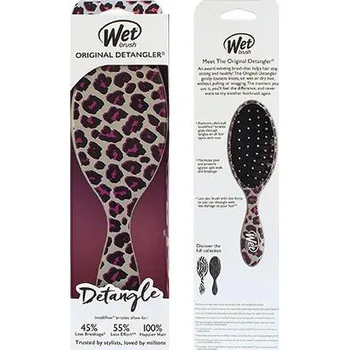 kartáč na vlasy Wet Brush Original Detangler Safari Pink Leopard kartáč na vlasy